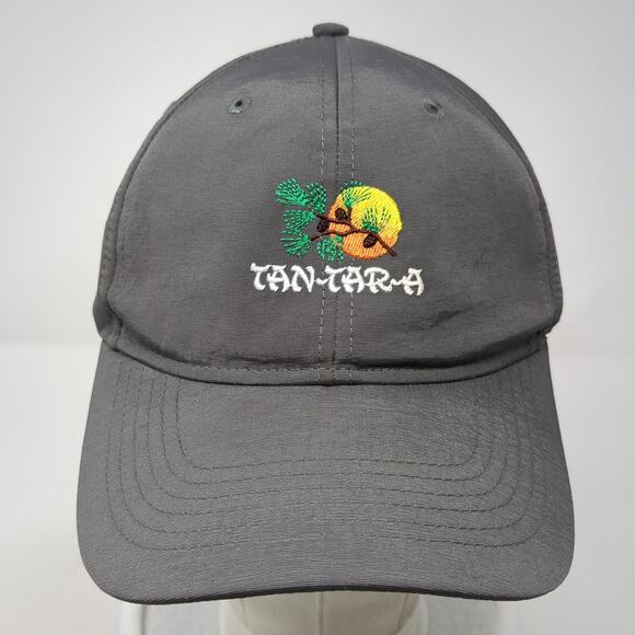 Tan-Tar-A Strapback Baseball Cap Gray One Size Adjustable American Dry Goods - Picture 2 of 10